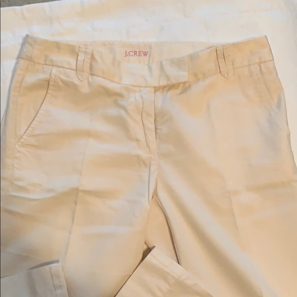 J Crew City Fit cotton trousers